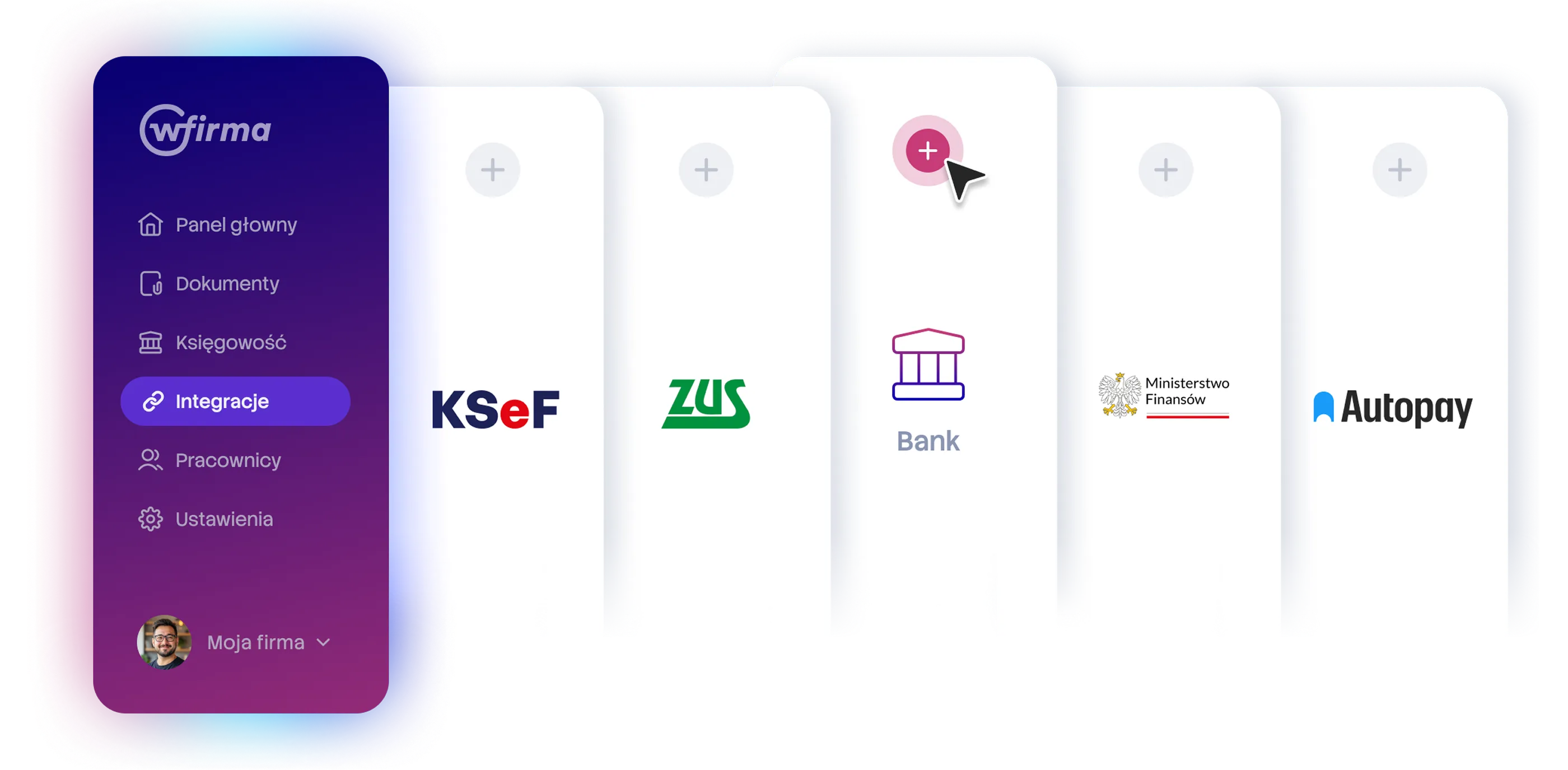 Integracje w wFirma - KSeF, ZUS, ePUAP, Ministerstwo Finansów, Autopay