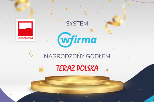 wFirma wyróżniona godłem Teraz Polska!