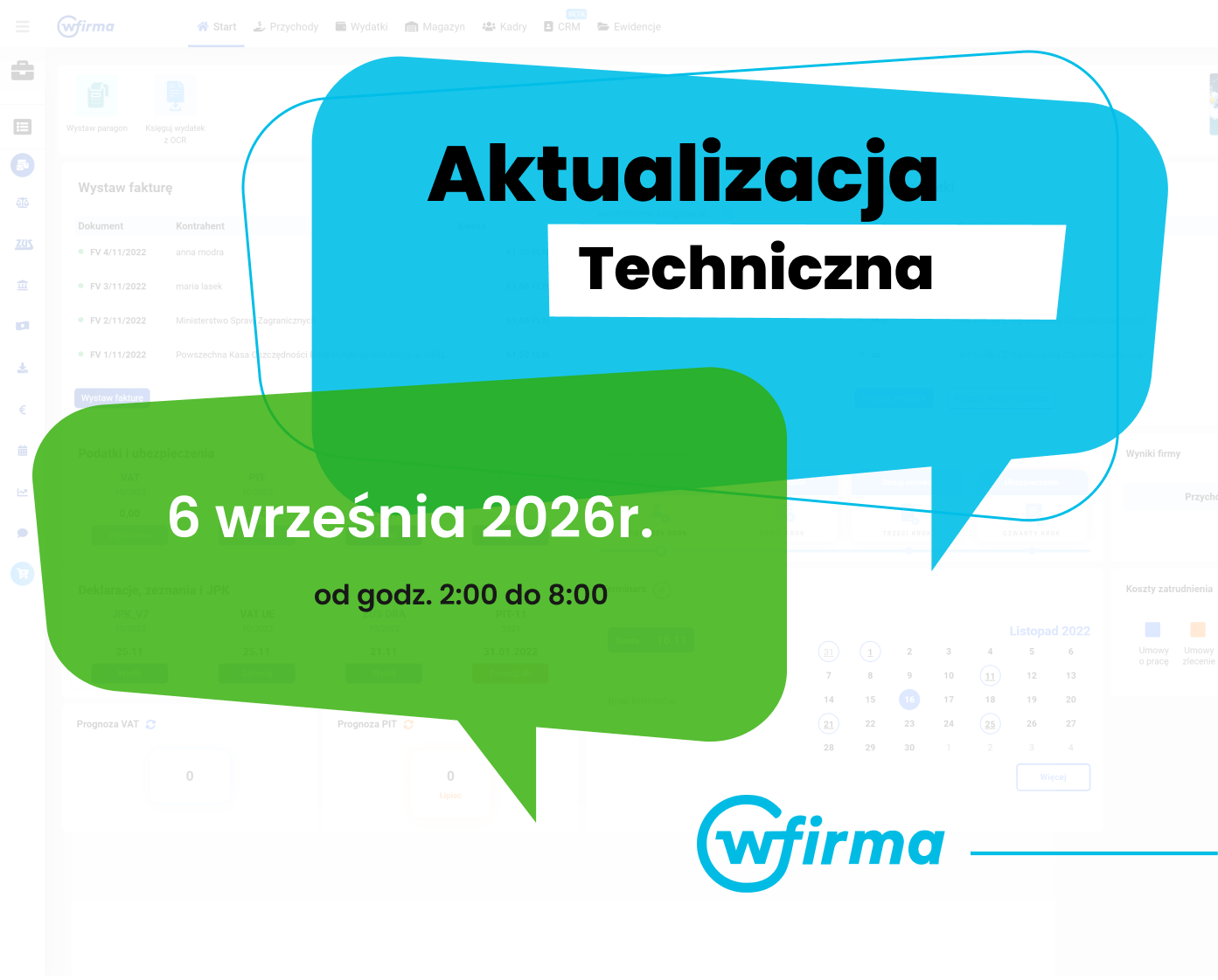 Aktualizacja techniczna systemu