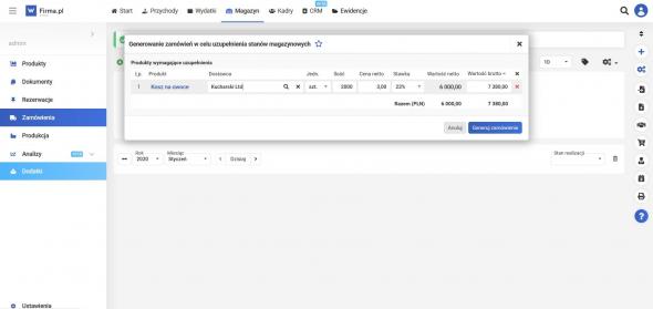 oprogramowanie do prowadzenia magazynu