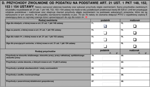 ulga dla młodych